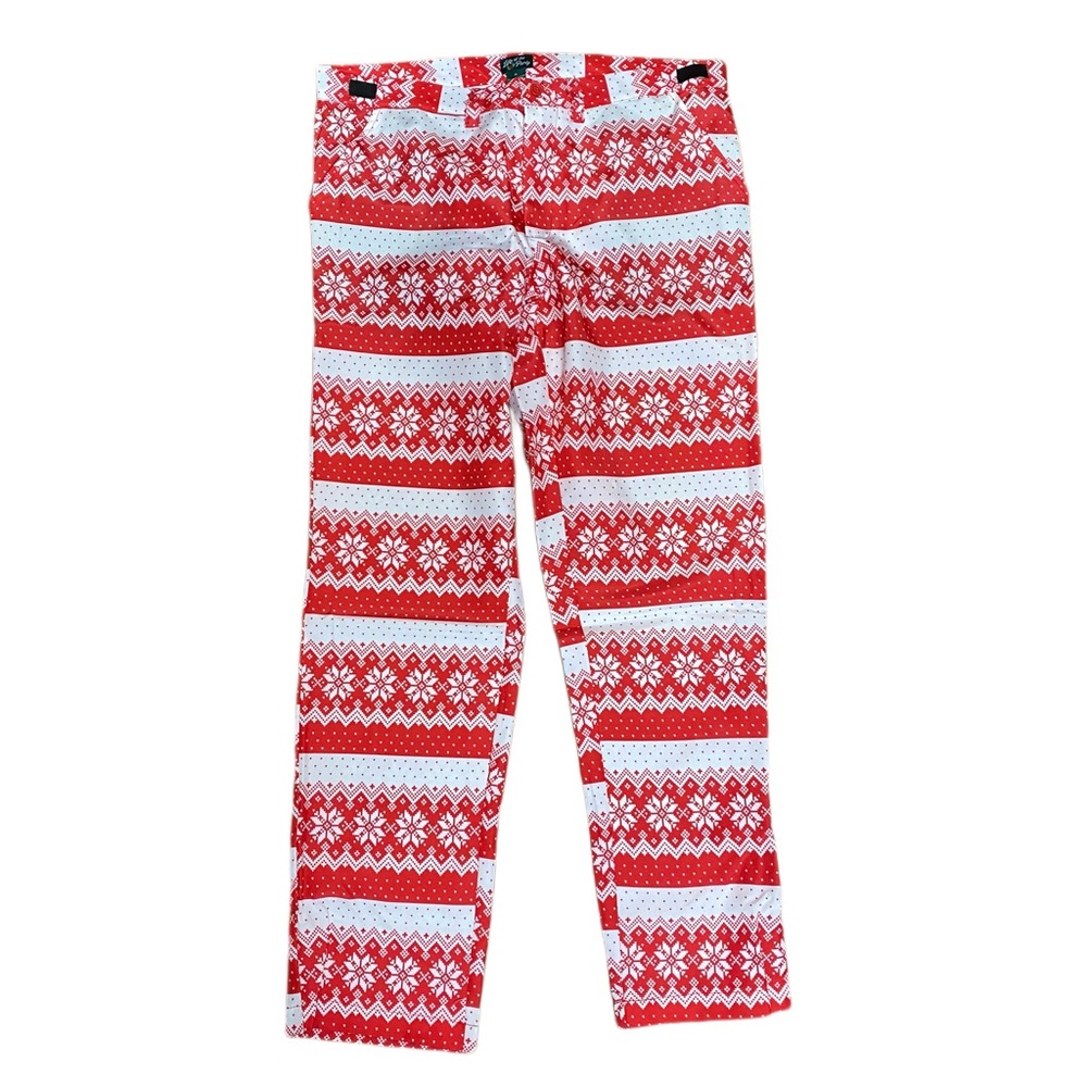 Life of the Party Men’s XL Christmas Pants and Matching Tie NWOT🎄🎄🎄